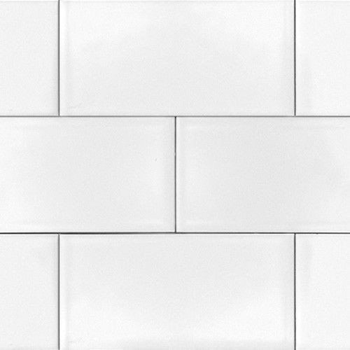 3"x6" White SUBWAY Kitchen Backsplash Bathroom Shinny Gloss Tile