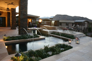 Photo of a modern pool in Las Vegas.