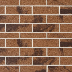 Delap Flexible stone veneer Marron Brick - Bricks And Masonry