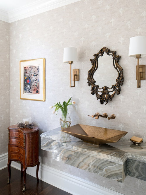 Traditional Powder Room Design Ideas, Remodels & Photos