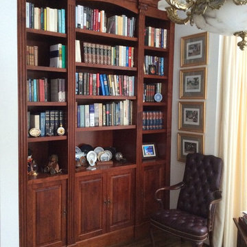 Built-In Library Cabinets with Shelving