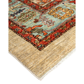 Fine Vibrance, One-of-a-Kind Hand-Knotted Area Rug Brown, 2' 7" x 4' 4"