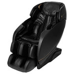Inner Balance Wellness - Jin 2.0 - Deluxe Heated SL Track Zero Wall Massage Chair, Black - The Jin 2.0 by Inner Balance is a custom designed robotic massage chair that will provide you with the full body therapeutic massage you need from your head to your toes. The Jin 2.0 will conduct a body scan measuring the length of your spine and then use its quad headed SL Track massage system to follow the contour of your spine massaging you from your glutes to your neck and everywhere in between. The Jin 2.0 will utilizes 3 unique widths while massaging you to accommodate narrow or broad shoulder widths while delivering full body massage with its total body compression therapy system. Your arms will be perfectly held in place using its C+U shaped compression system, preventing your arms from slipping out like other massage chairs, while massaging your arms and stimulating blood flow. The extra-large foot and calf massage system (with foot roller) will expertly and gently massage your foot and calf (of any size legs, slim to large) with ease, and if you’re taller the 6-in extendable leg-rest will glide out to provide extra legroom. The Jin 2 fits into your home with its zero-wall system, requiring only 2in of clearance behind the chair, and its Bluetooth speakers let you take your massage experience to the next level by enjoying your favorite music. Once you turn on the therapeutic lumbar heater, you’ll feel a day’s stress and tension melt away and you’ll be relaxed, refreshed, and ready to go!