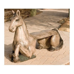 Young Colt Animal Bench - Outdoor Benches
