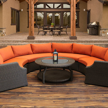Hampton 5 Piece Outdoor Round Sofa Set