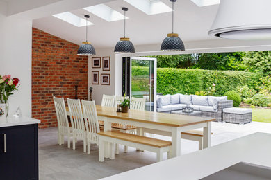 Photo of a modern dining room in West Midlands.
