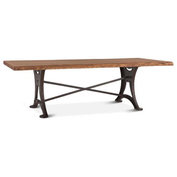 Blayne 106-Inch Rectangle Live Edge Dining Table