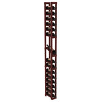 Wine Racks America - 1 Column Display Row Wine Cellar Kit, Redwood, Cherry - Make your best vintage the focal point of your wine cellar. High-reveal display rows create a more intimate setting for avid collectors wine cellars. Our wine cellar kits are constructed to industry-leading standards. You'll be satisfied. We guarantee it.