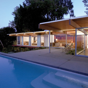 Nighttime Pool view