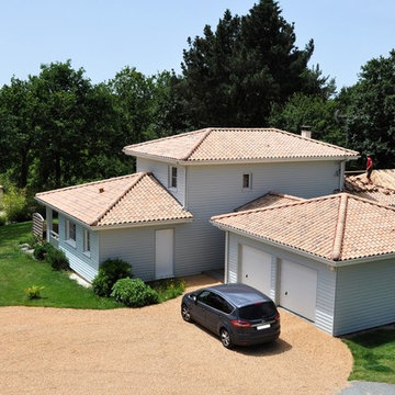 Maison + extension à ossature bois - 198 m² - Dompierre sur Yon (Vendée, 85)