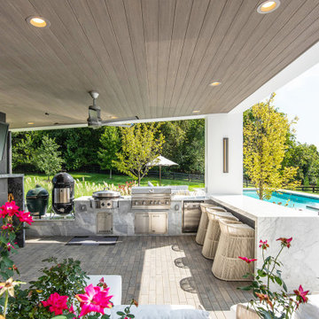 Outdoor Kitchen Featuring Evo Grill