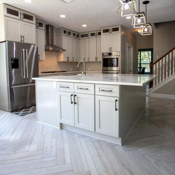 New Kitchen and whole house flooring, open big space at Connie ln