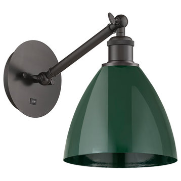 Innovations 317-1W-OB-MBD-75-GR-LED 1-Light Sconce, Oil Rubbed Bronze