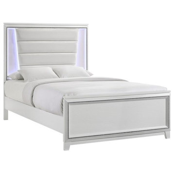 Picket House Furnishings Taunder Queen Bed With White Finish B.12627.QB