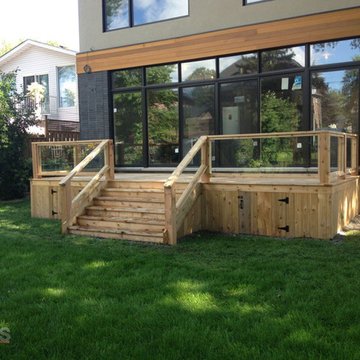 Cedar Deck with Storage