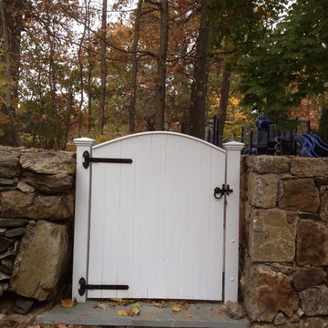 Custom Cedar Picket Fence Darien