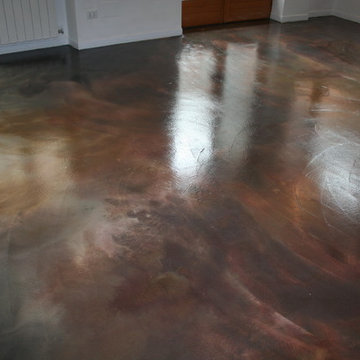 PAVIMENTI IN RESINA in via Mondaini.Roma
