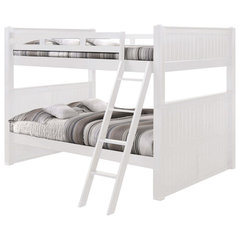 Beatrice Black Twin over Queen Bunk Bed with Underbed Storage