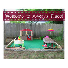 driveway - play area