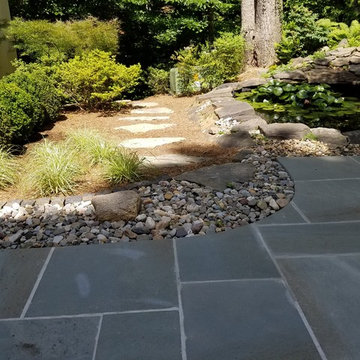 Hardscape front walk and side walk