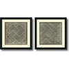 Frame Print 'Geometric Blueprint III and IV-set of 2',Vision Studio:21"x21" Each