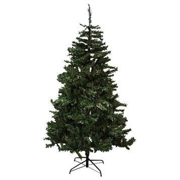 7.5' Traditional Mixed Pine Artificial Christmas Tree, Unlit