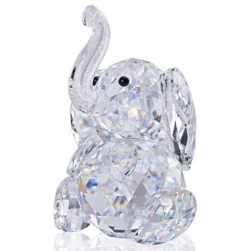 Crystal Cute Elephant Figurine