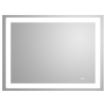 Superior Frameless Anti-Fog Wall Bathroom LED Vanity Mirror, 48-Inch