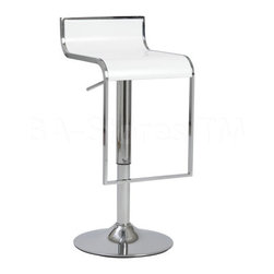 Fortuna White Bar/Counter Stool - Bar Stools And Counter Stools