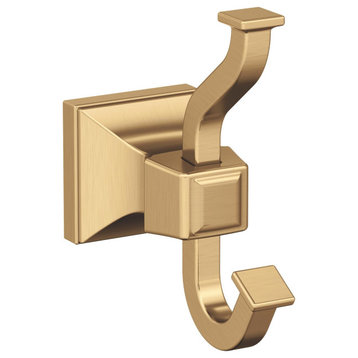 Mulholland Traditional Single Robe Hook, Champagne Bronze