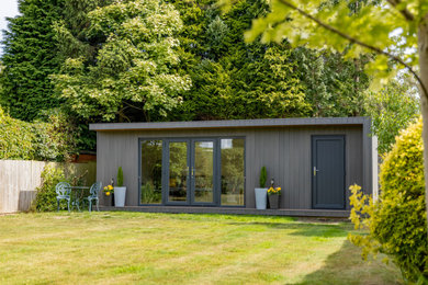Contemporary garden shed and building.