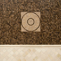 Crema Marfil And Emperador Dark Marble 1 - Tile