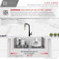 32"L x 18"W Stainless Steel Double Basin Low Divider Undermount Kitchen Sink