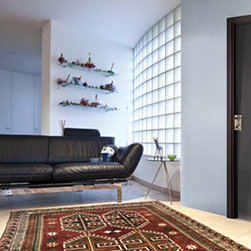 Milano-400 Black Glass - Interior Doors