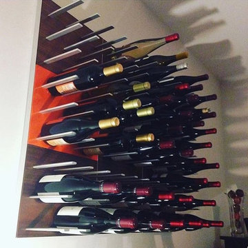 Stylish wine racks - STACT wine wall system