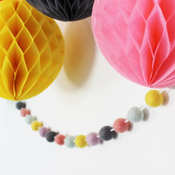 Felt Ball Garlands - Nursery Decor