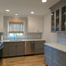two-tone kitchen