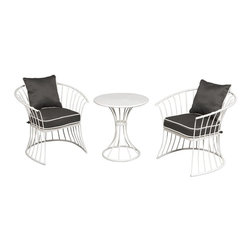 Cottage Grove 3pc Bistro Set - Outdoor Dining Sets