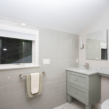 Lovely Transitional Bathroom Renovation