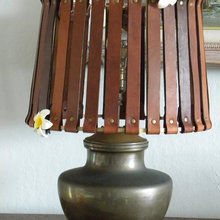 Leather Lampshade