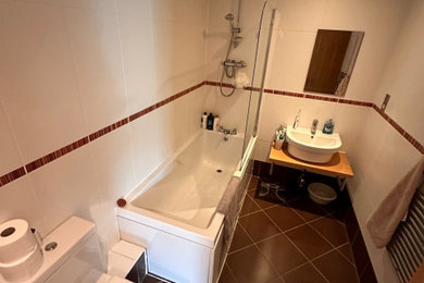 Design ideas for a contemporary bathroom in Other.