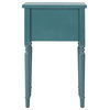 Safavieh Marilyn End Table With Storage Drawers, Teal