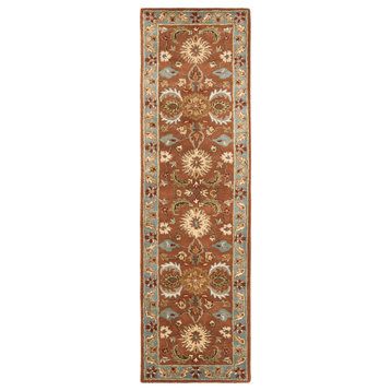 Safavieh Heritage Collection HG968 Rug, Brown/Blue, 2'3" X 14'
