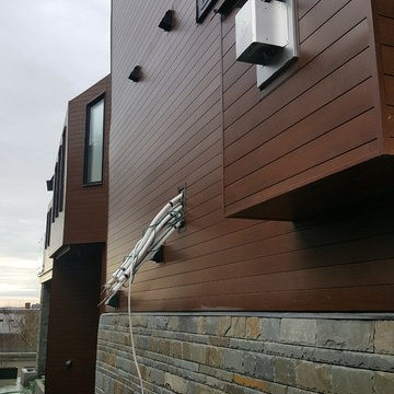 Duplex, Hardie Siding, Longboard Aluminum Siding and Soffit