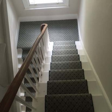 Alternative Quirky Carpet Installation to Stairs