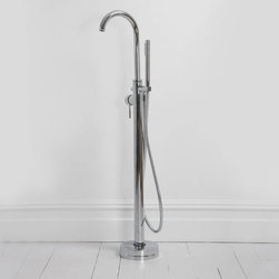 TEC SERIES MODERN FREESTANDING FLOOR STANDING SINGLE LEVER CHROME BATH SHOWER MI - Products
