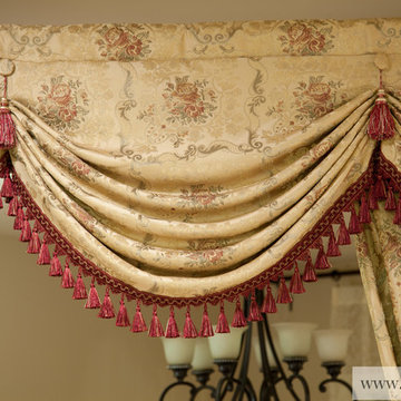 Versailles Rose - Premium Designer Swag Valances