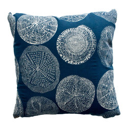 Sand Dollar Deep Sea Accent Pillow - Decorative Pillows