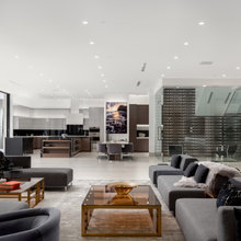 Layout of Kitchen/Living Room with Windows