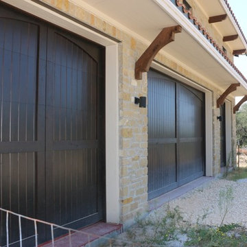 Real Wood Garage Door with HighLift in Lago Vista, Texas